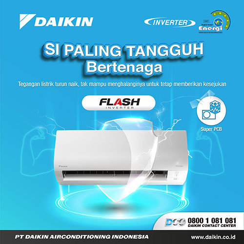 Daikin AC Flash Inverter Wall Mounted Split Thailand 1 PK - FTKQ25UVM4